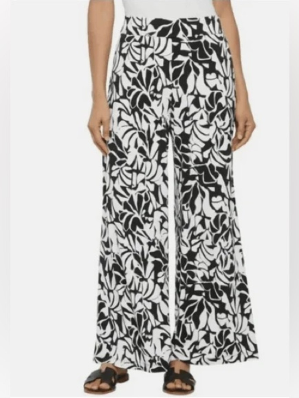 Three Dots Women's Wide-Leg Pull-On Pants